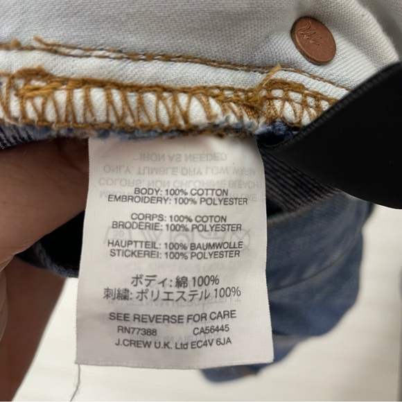 Madewell The Perfect Jean Short Embroidered Daisy Edition Womens 28 369 - Picture 9 of 9